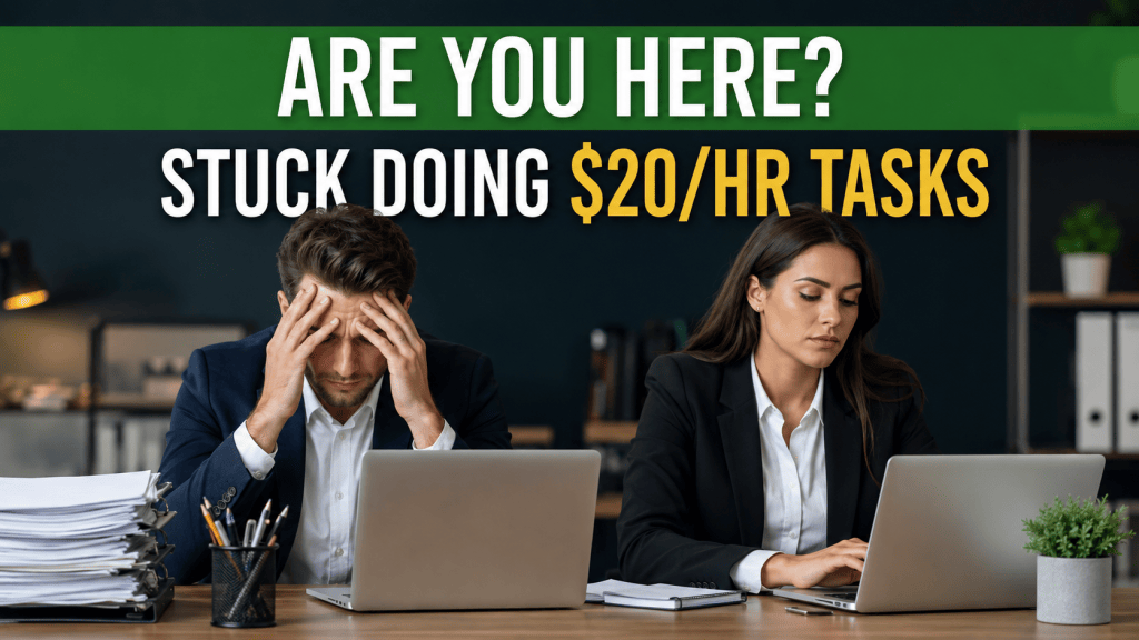 The $500/hr Bottleneck: Why Founders Get Stuck Doing $20/hr&nbsp;Tasks